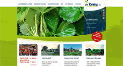 Desktop Screenshot of dekemp.nl