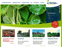Tablet Screenshot of dekemp.nl